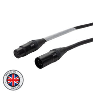 Elumen8 1.5m 5-Pin Neutrik Male - Female XLR eLumen8 2-Pair DMX Cable - Alternate View 1