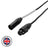 Elumen8 0.5m 3-Pin Seetronic Male to Female IP XLR eLumen8 DMX Cable - Main View