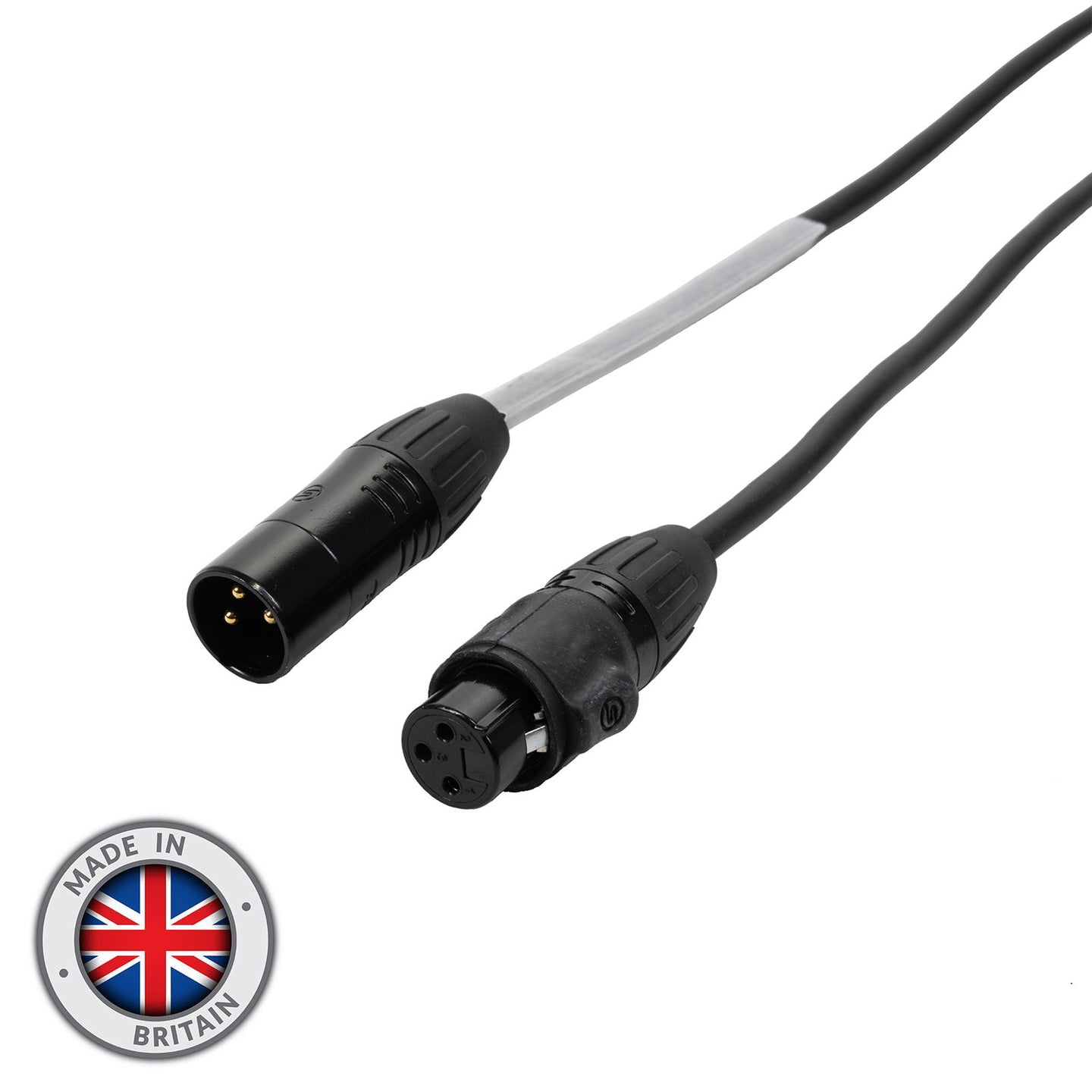 Elumen8 20m 3-Pin Seetronic Male to Female IP XLR eLumen8 DMX Cable - Main View