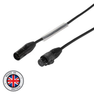 Elumen8 3m 5-Pin Seetronic Male to Female IP XLR eLumen8 DMX Cable - Main View