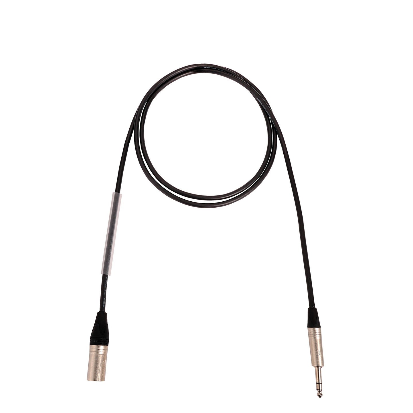 Elumen8 0.25m Neutrik TRS Jack – XLR Male Microphone Cable Silver - Main View