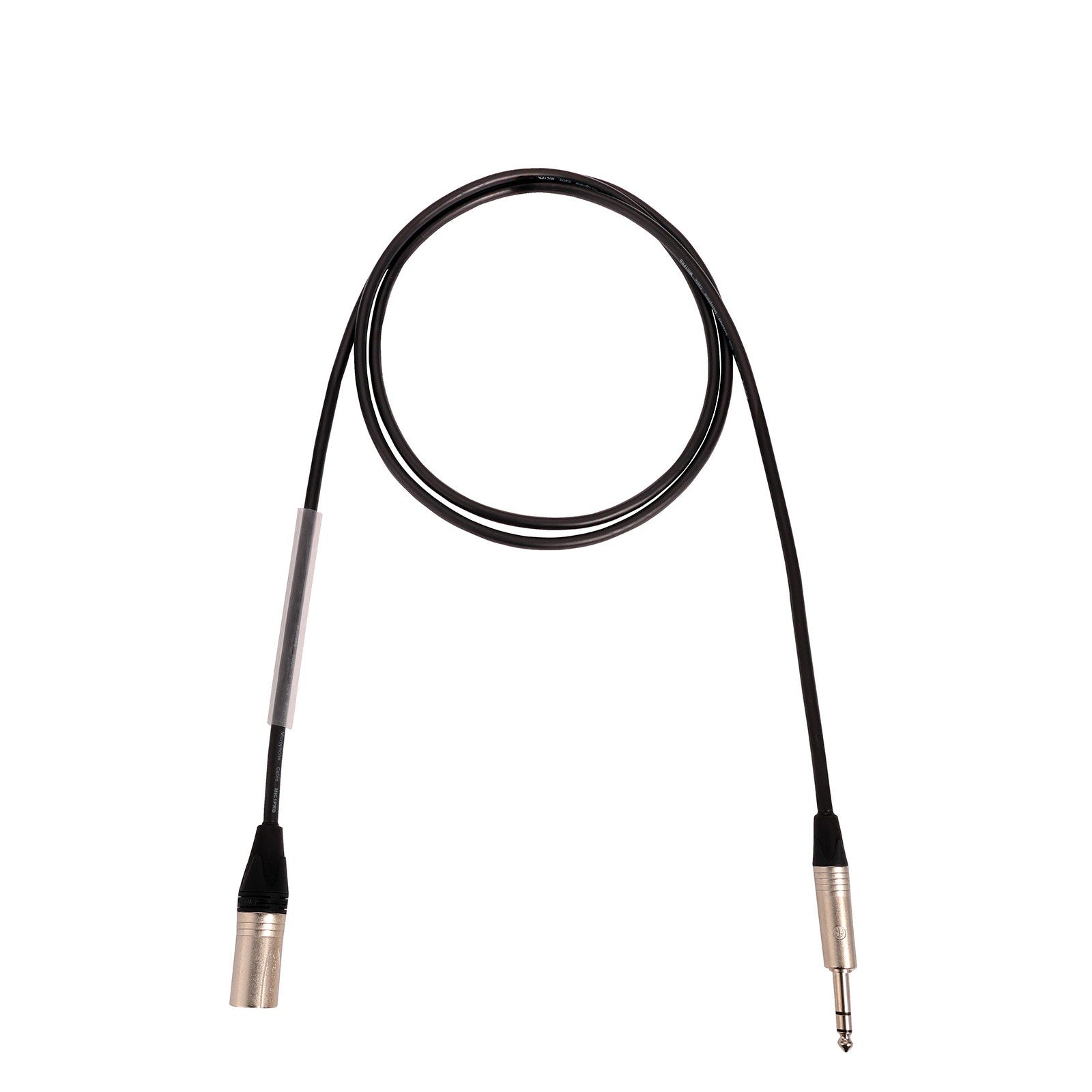 Elumen8 0.25m Neutrik TRS Jack – XLR Male Microphone Cable Silver - Main View