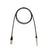 Elumen8 0.25m Neutrik TRS Jack – XLR Male Microphone Cable Silver - Main View