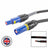 Elumen8 40m 95mm Powerlock Male Source - Female Drain Neutral Blue - Alternate View 1