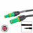 Elumen8 5m 120mm Powerlock Male Source - Female Drain Earth Green - Main View