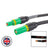 Elumen8 50m 240mm Powerlock Male Source - Female Drain Earth Green - Alternate View 3