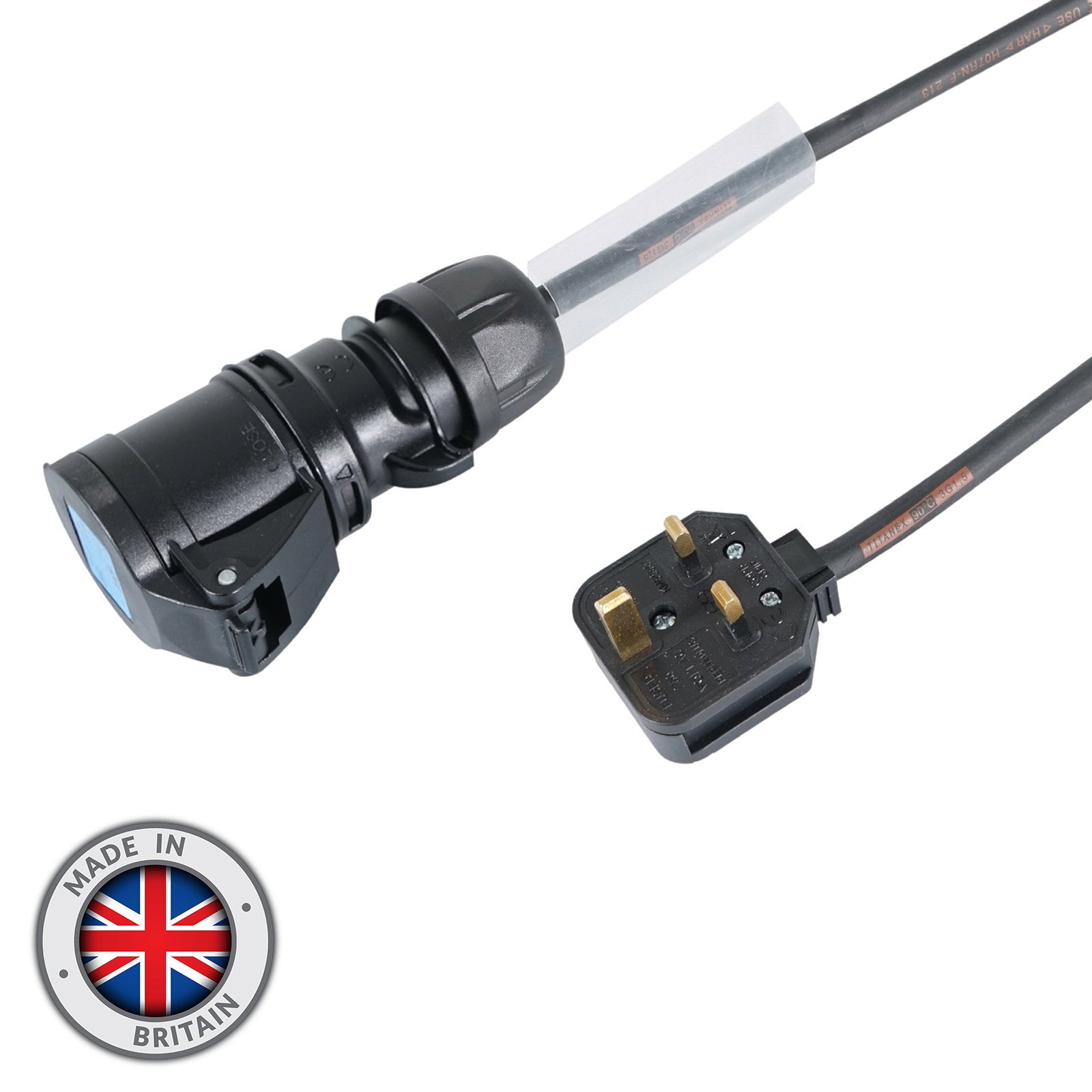 Elumen8 1m 1.5mm 13A UK Plug - 16A Female Cable - Alternate View 1