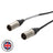 Elumen8 0.25m Neutrik XLR Male-Male Microphone Cable Silver - Main View