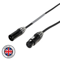 Elumen8 5m 3-Pin Seetronic Male XLR - 3-Pin Female XLR eLumen8 DMX Cable - Alternate View 1