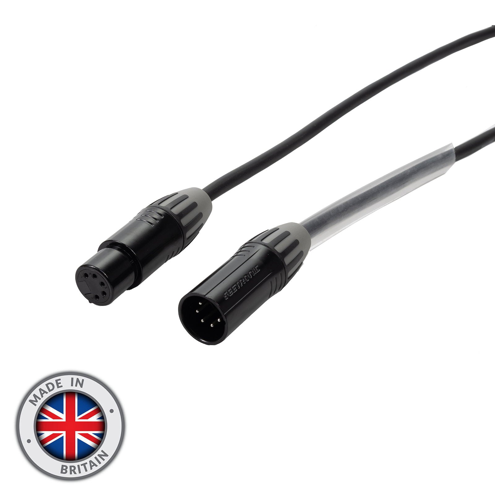 Elumen8 20m 5-Pin Seetronic Male XLR - 5-Pin Female XLR eLumen8 DMX Cable - Alternate View 1