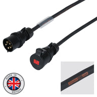 Elumen8 10m 32A Male - 32A Female 3PH 6mm 5C Cable - Main View