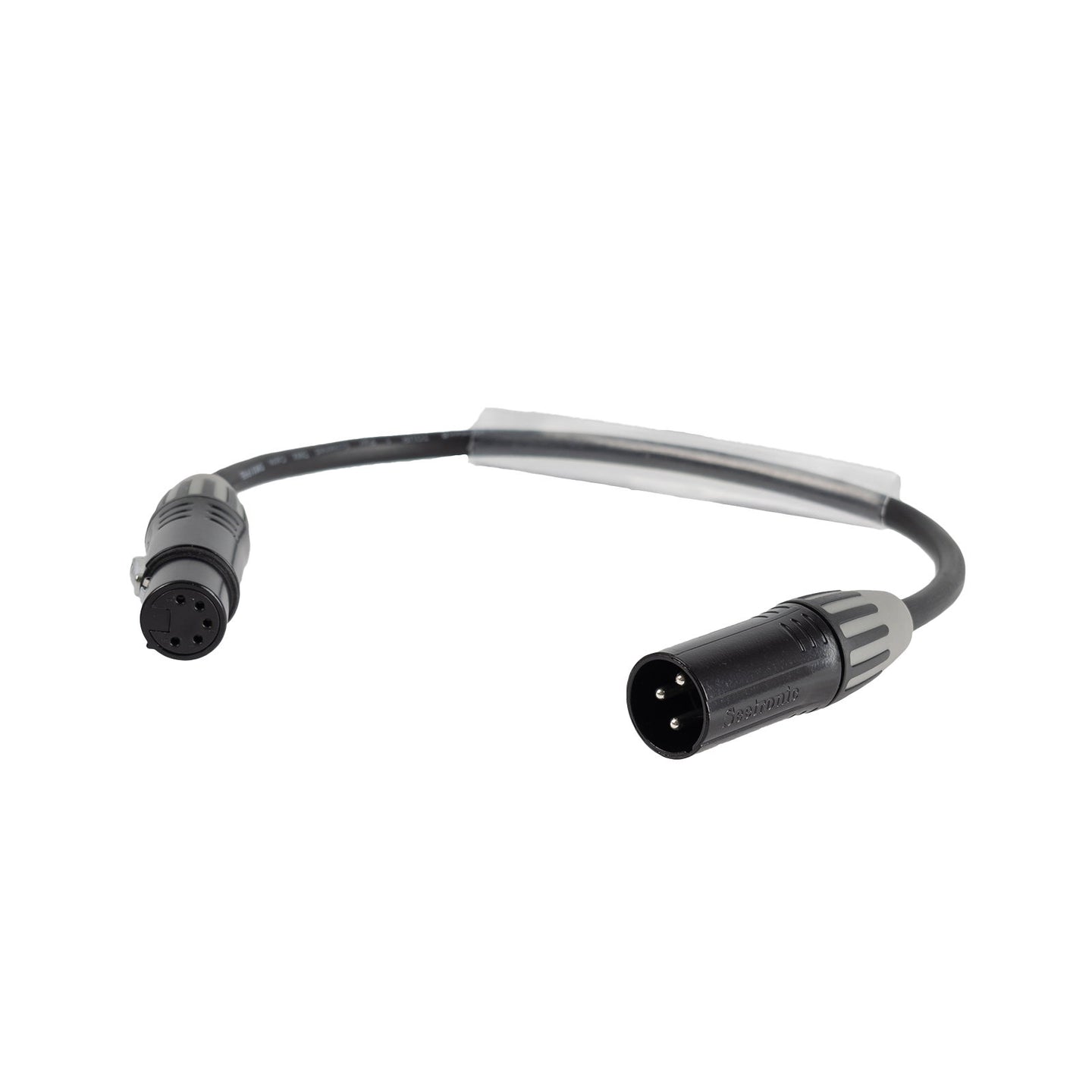 Elumen8 DMX Adaptor 3-Pin Male XLR to 5-Pin Female XLR - Alternate View 1