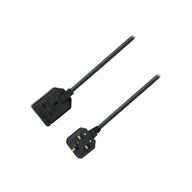 Masterplug 1 Gang 10m 13A HD Mains Extension Lead Black (EXS13110B) - Main View