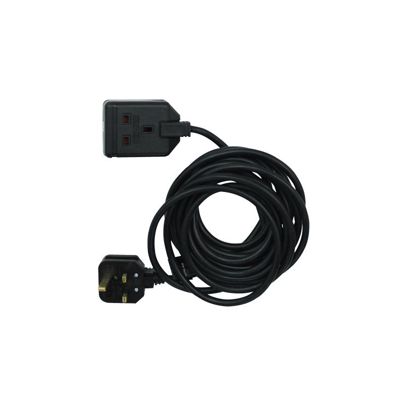 Masterplug 1 Gang 10m 13A HD Mains Extension Lead Black (EXS13110B) - Alternate View 1