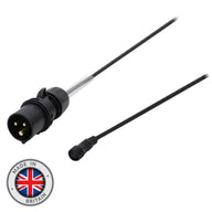 Elumen8 0.35m 16A Plug to Hydralock Power Female Cable - Main View