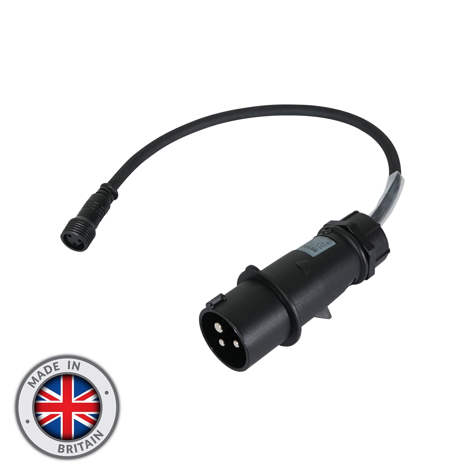 Elumen8 0.35m 16A Mennekes Plug to Hydralock Power Female Cable - Main View