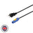 Elumen8 Grounded USA Plug to Neutrik powerCON NAC3FCA 1m - Main View