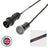 Elumen8 1m Mennekes Black 16A Plug to Schuko Socket Cable - Main View