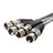 LEDJ etherCON to DMX Multicore Adaptor 5-Pin Female XLR Tails - Back Panel and Connections