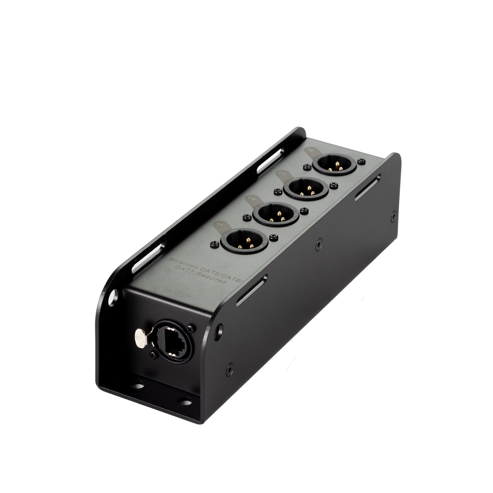LEDJ etherCON to DMX Multicore Adaptor 3-Pin Male XLR Plugs - Alternate View 1