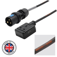 Elumen8 0.35m 16A Plug to 13A Socket Cable - Main View