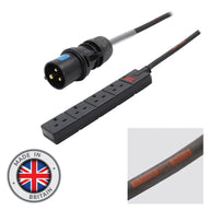 Elumen8 5m 16A Plug to 4 Gang 13A Socket Cable - Main View