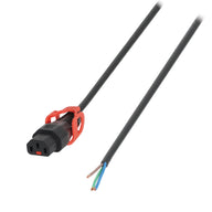 IEC LOCK 2m Bare Ends – C13 IEC Lock+ Cable PC1632 - Main View