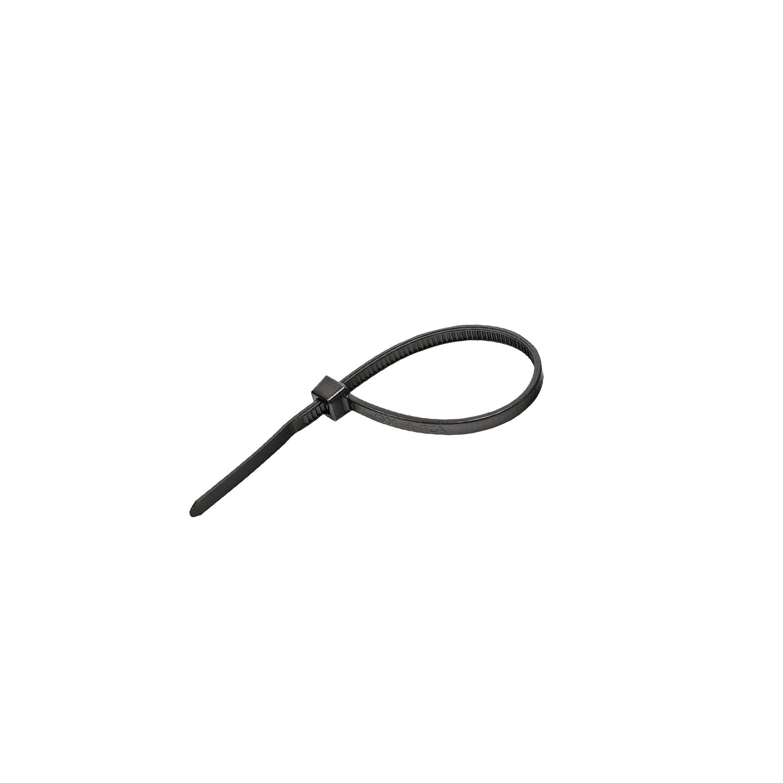 HellermanTyton Cable Ties 100 x 2.5mm Black UB100A-B (Pack 100) - Main View