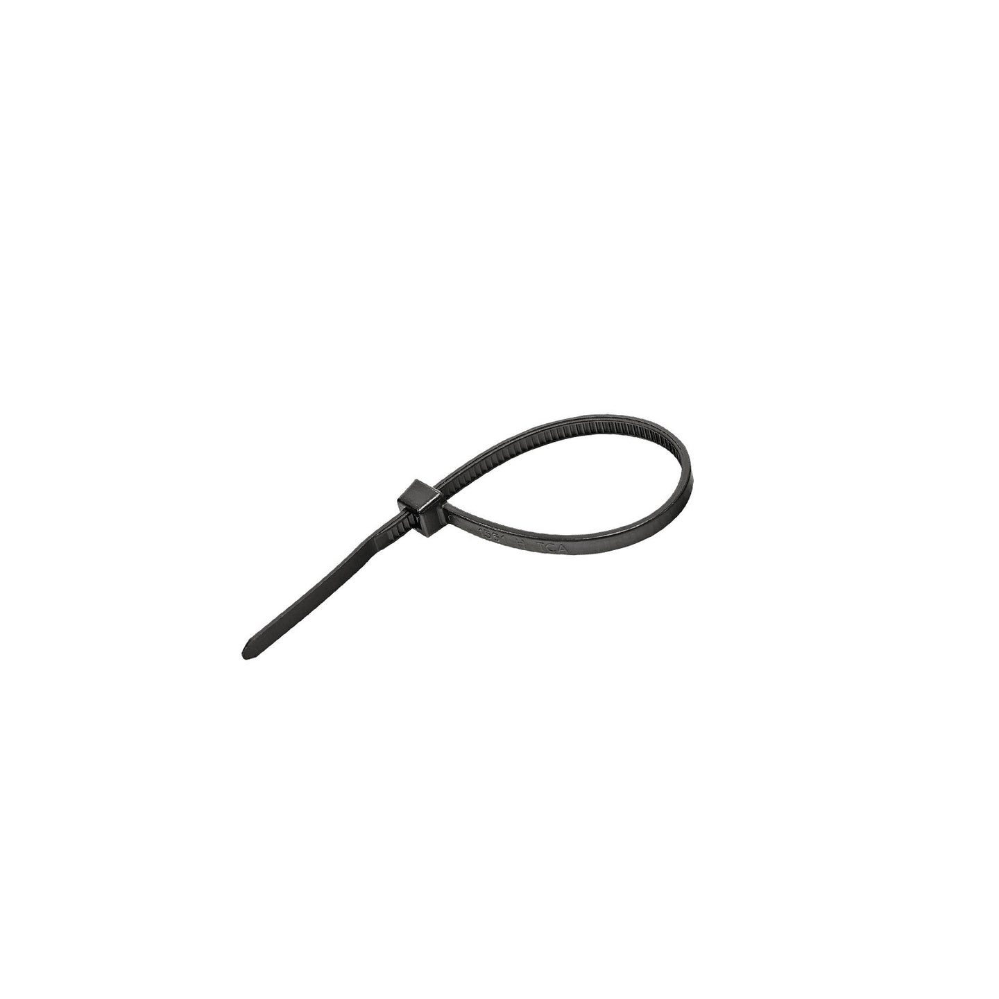 HellermanTyton Cable Ties 100 x 2.5mm Black UB100A-B (Pack 100) - Main View
