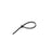 HellermanTyton Cable Ties 100 x 2.5mm Black UB100A-B (Pack 100) - Main View