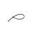 HellermanTyton Cable Ties 140 x 2.5mm Black UB140A-B (Pack 100) - Main View