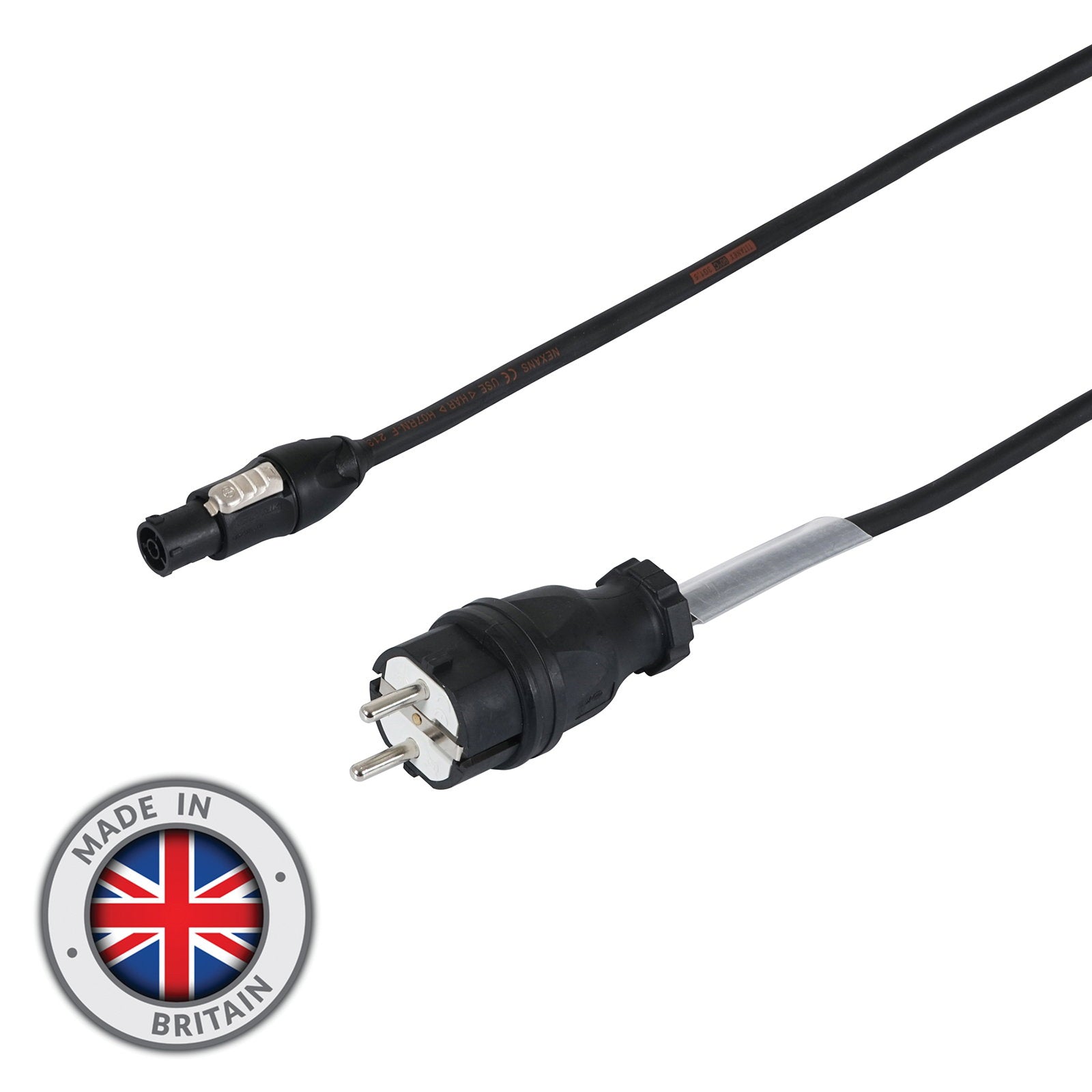 Elumen8 2m PCE Schuko - Neutrik powerCON TRUE1 TOP Cable - Alternate View 1