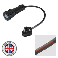 Elumen8 0.35m 1.5mm 15A Male – 16A Mennekes Female Adaptor Cable - Main View