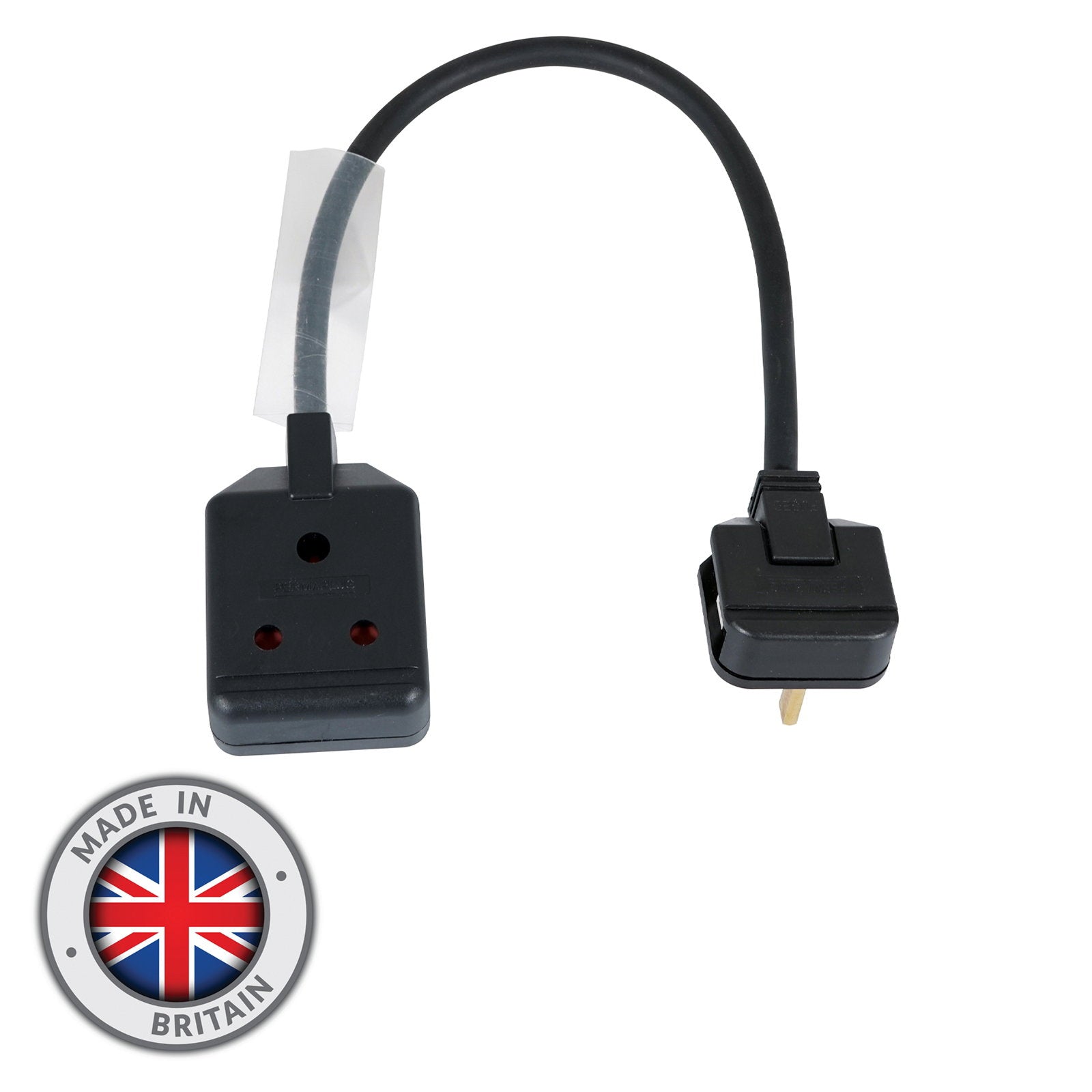 Elumen8 0.35m 1.5mm 13A Male – 15A Female Adaptor Cable - Main View