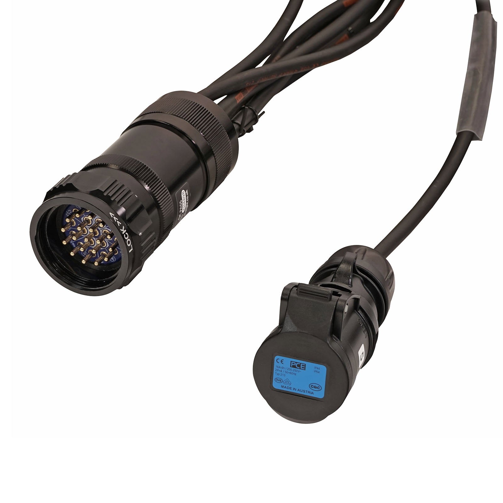 Elumen8 Socapex 19-Pin Male - 16A Female 1.5mm Staggered Fan-Out Cable - Alternate View 1