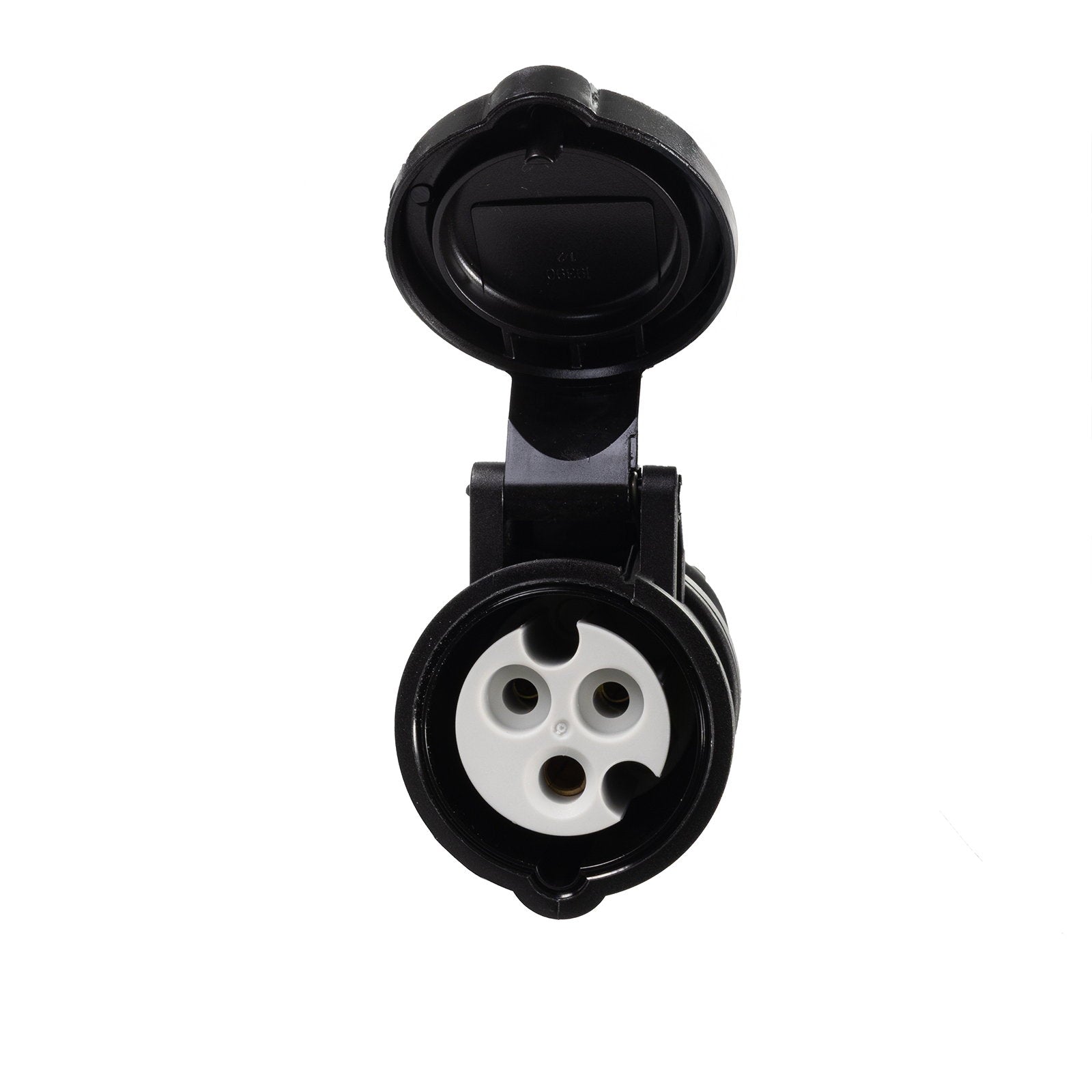 Elumen8 Socapex 19-Pin Male - 16A Mennekes Female 1.5mm Staggered Fan-Out Cable - Back Panel and Connections