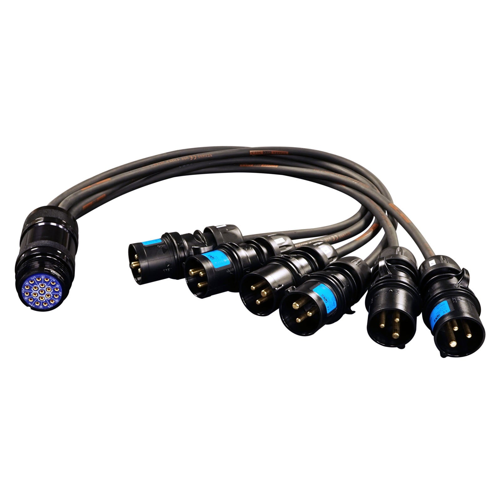 Elumen8 16A Male - Socapex 19-Pin Female 2.5mm Fan-In Cable - Alternate View 1
