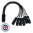 Elumen8 16A Mennekes Male - Socapex 19-Pin Female 2.5mm Fan-In Cable - Alternate View 1