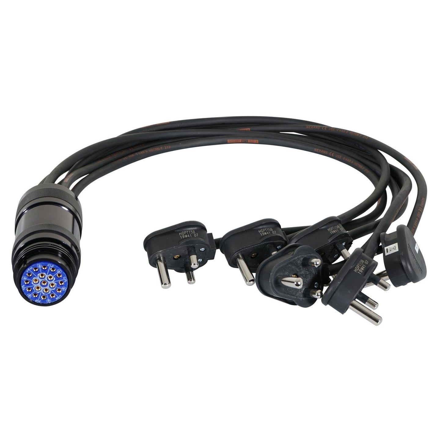 Elumen8 15A Male - Socapex 19-Pin Female 1.5mm Fan-In Cable - Main View