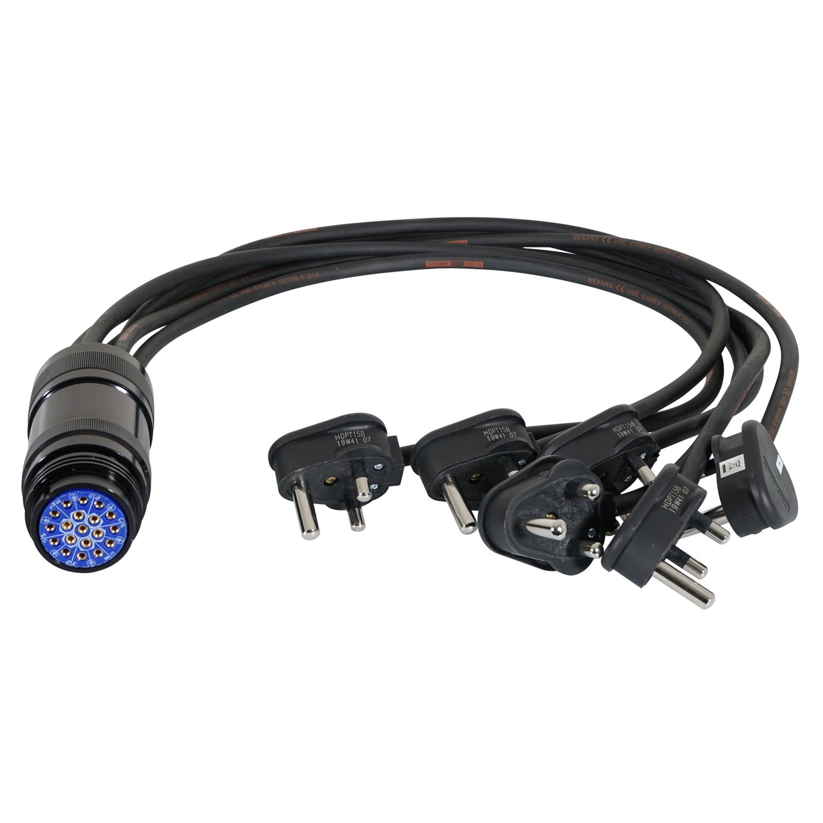 Elumen8 15A Male - Socapex 19-Pin Female 1.5mm Fan-In Cable - Main View