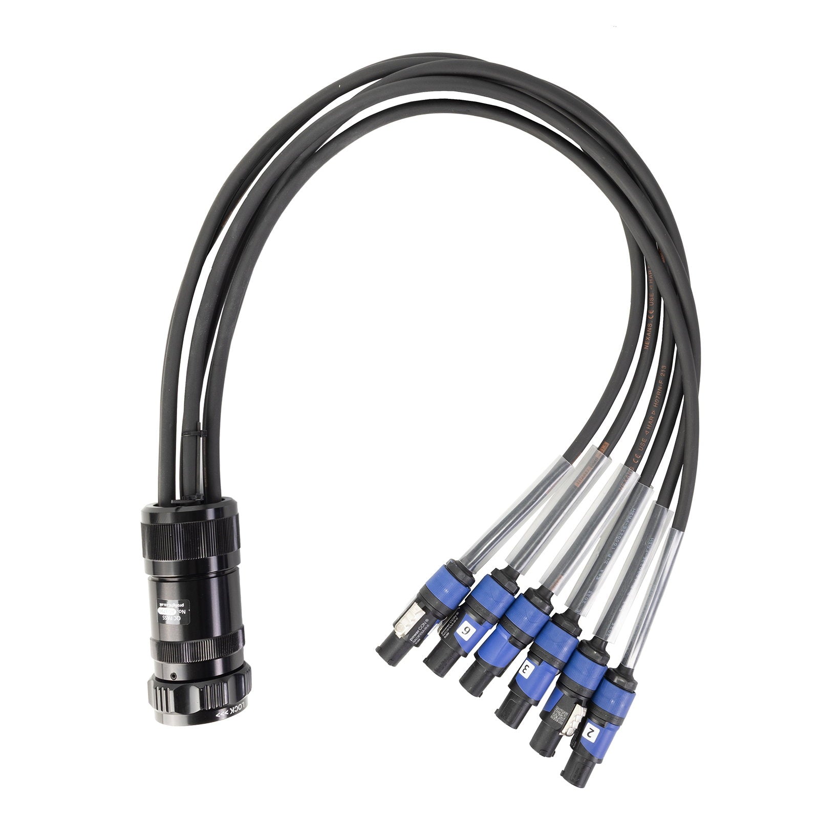 Elumen8 Socapex 19-Pin Male - powerCON 1.5mm Fan-Out Cable - Main View