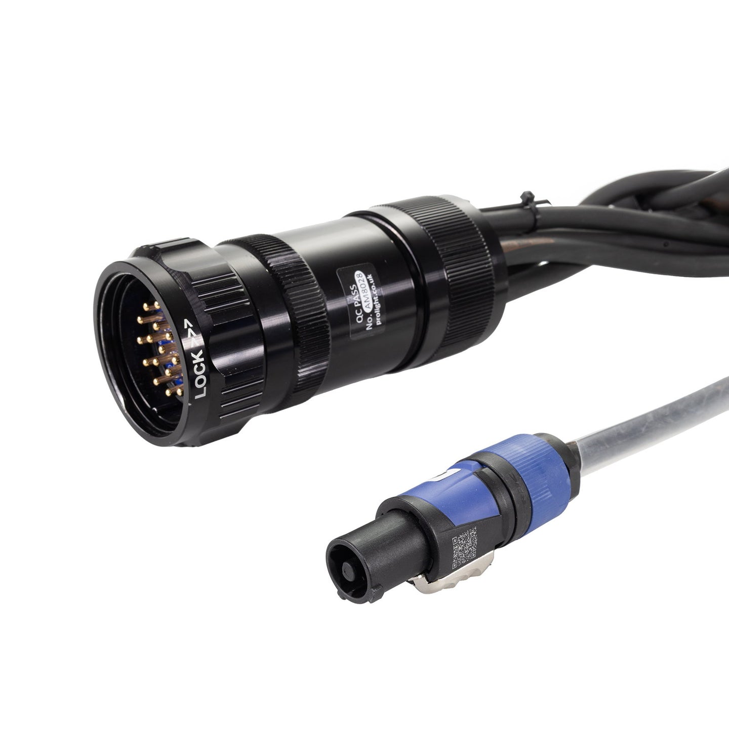 Elumen8 Socapex 19-Pin Male - powerCON 1.5mm Staggered Fan-Out Cable - Main View