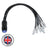Elumen8 powerCON - Socapex 19-Pin Female 1.5mm Fan-In Cable - Back Panel and Connections