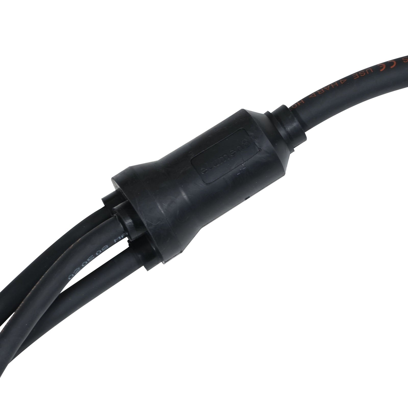 Elumen8 Moulded Y Split - 32A 3PH Male to 3 x 32A 1PH Female - Main View