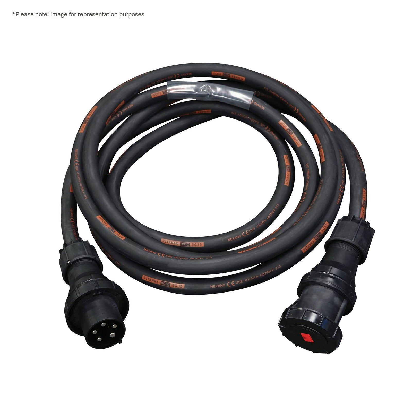 Elumen8 5m 125A Male - 125A Female 3PH 35mm 5C Cable - Alternate View 4