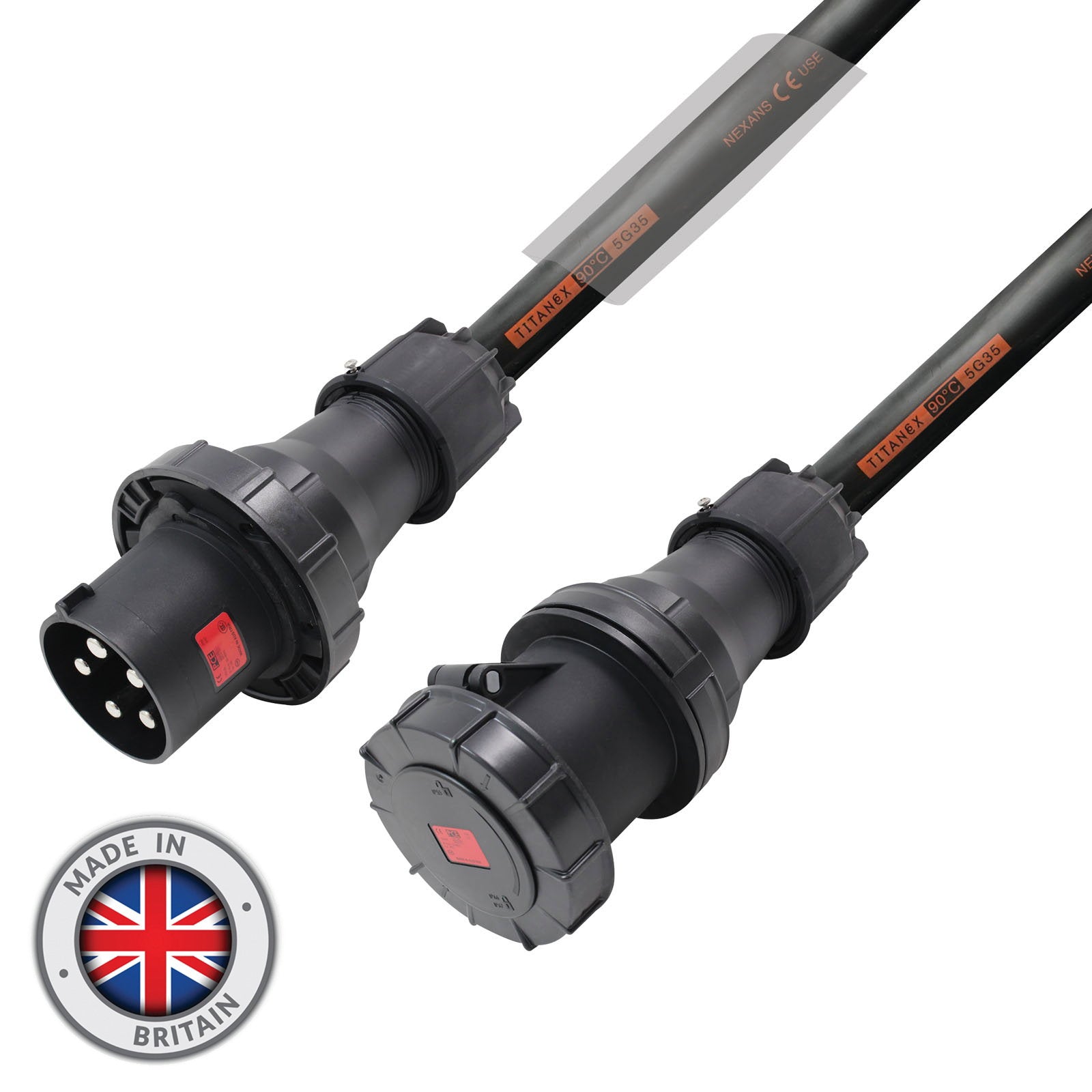 Elumen8 25m 125A Male - 125A Female 3PH 35mm 5C Cable - Alternate View 4