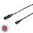 LEDJ 1m DMX Neutrik XLR 3-Pin Male – Hydralock Female Cable - Alternate View 1
