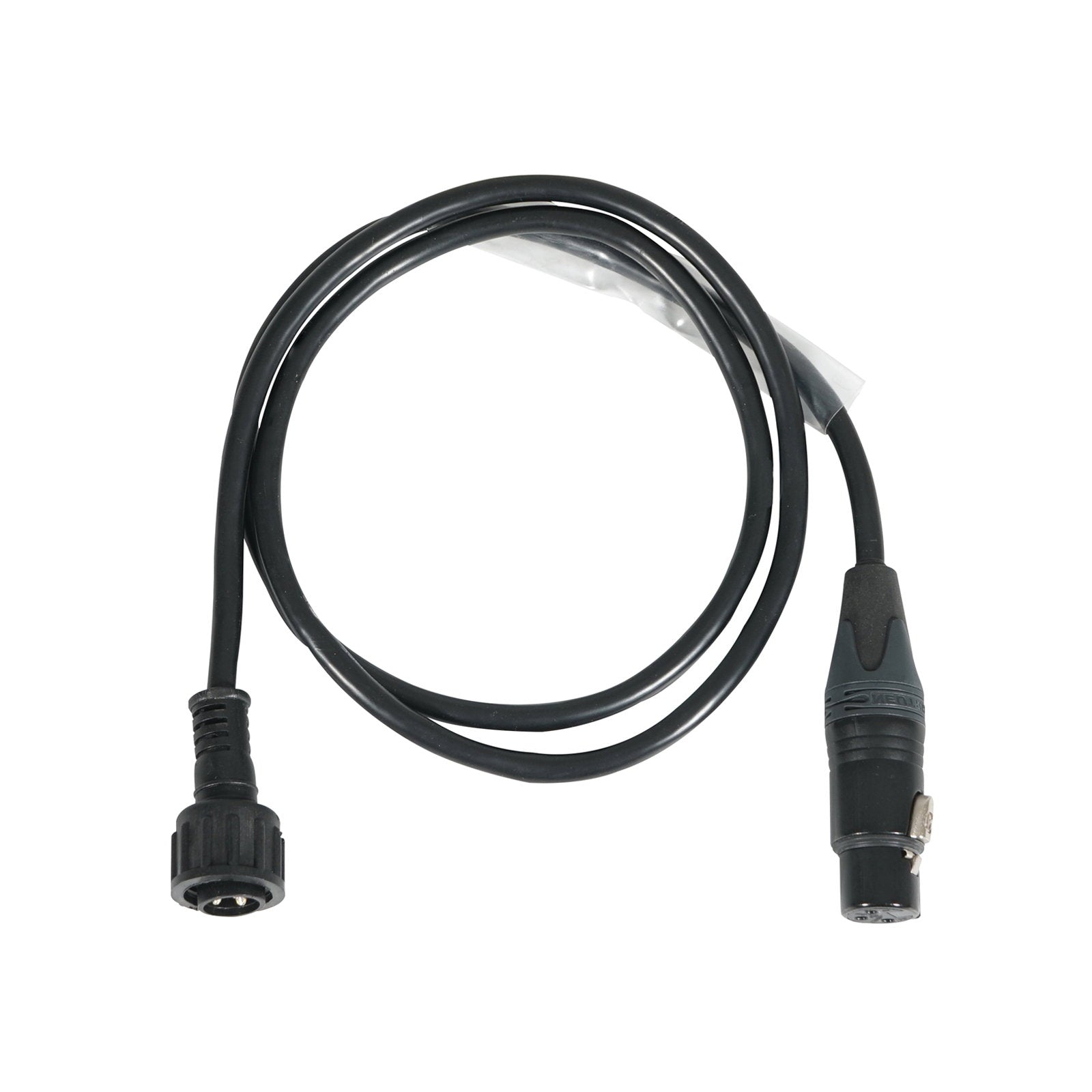 LEDJ 1m DMX Hydralock Male to Neutrik XLR 3-Pin Female Cable - Main View