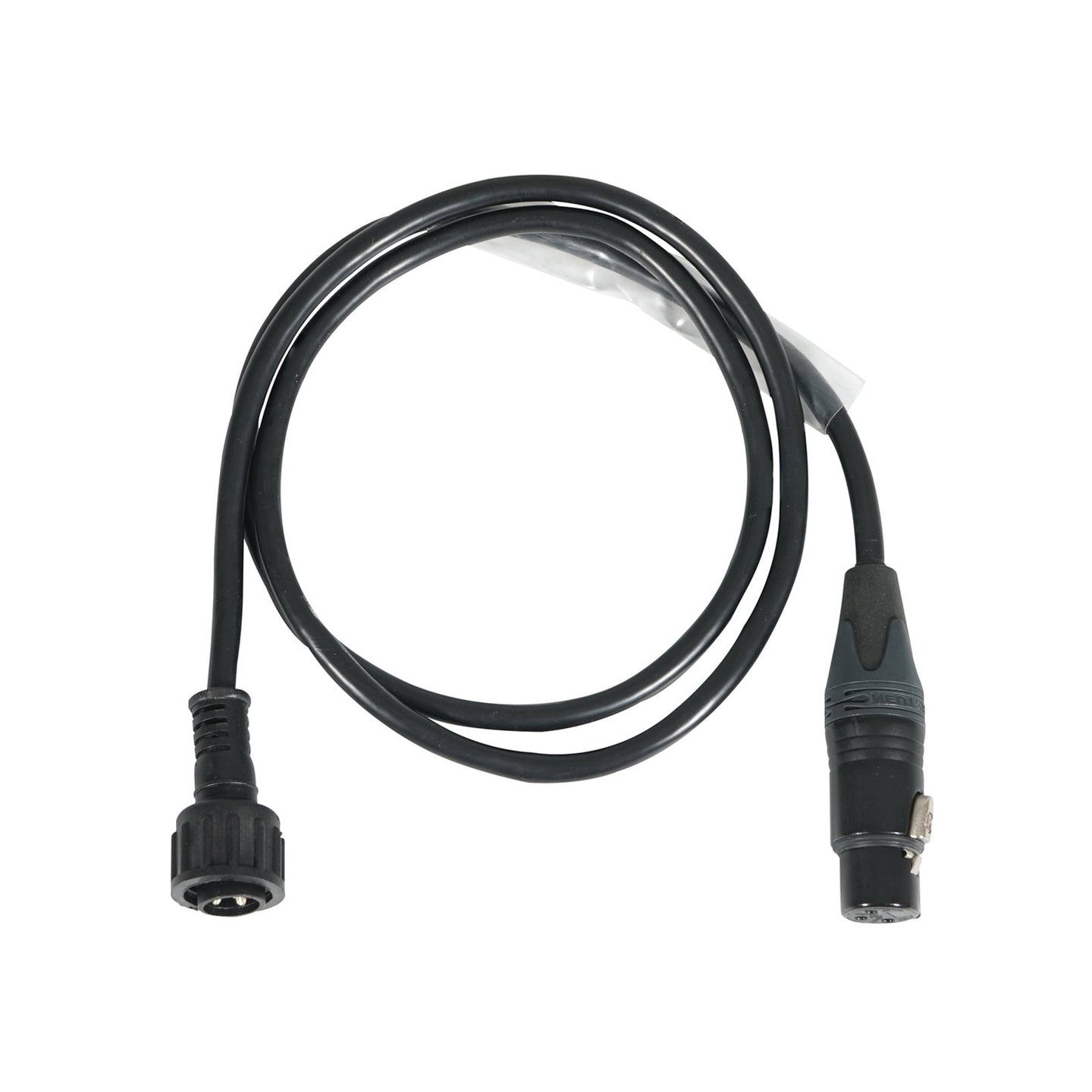 LEDJ 1m DMX Hydralock Male to Neutrik XLR 3-Pin Female Cable - Main View