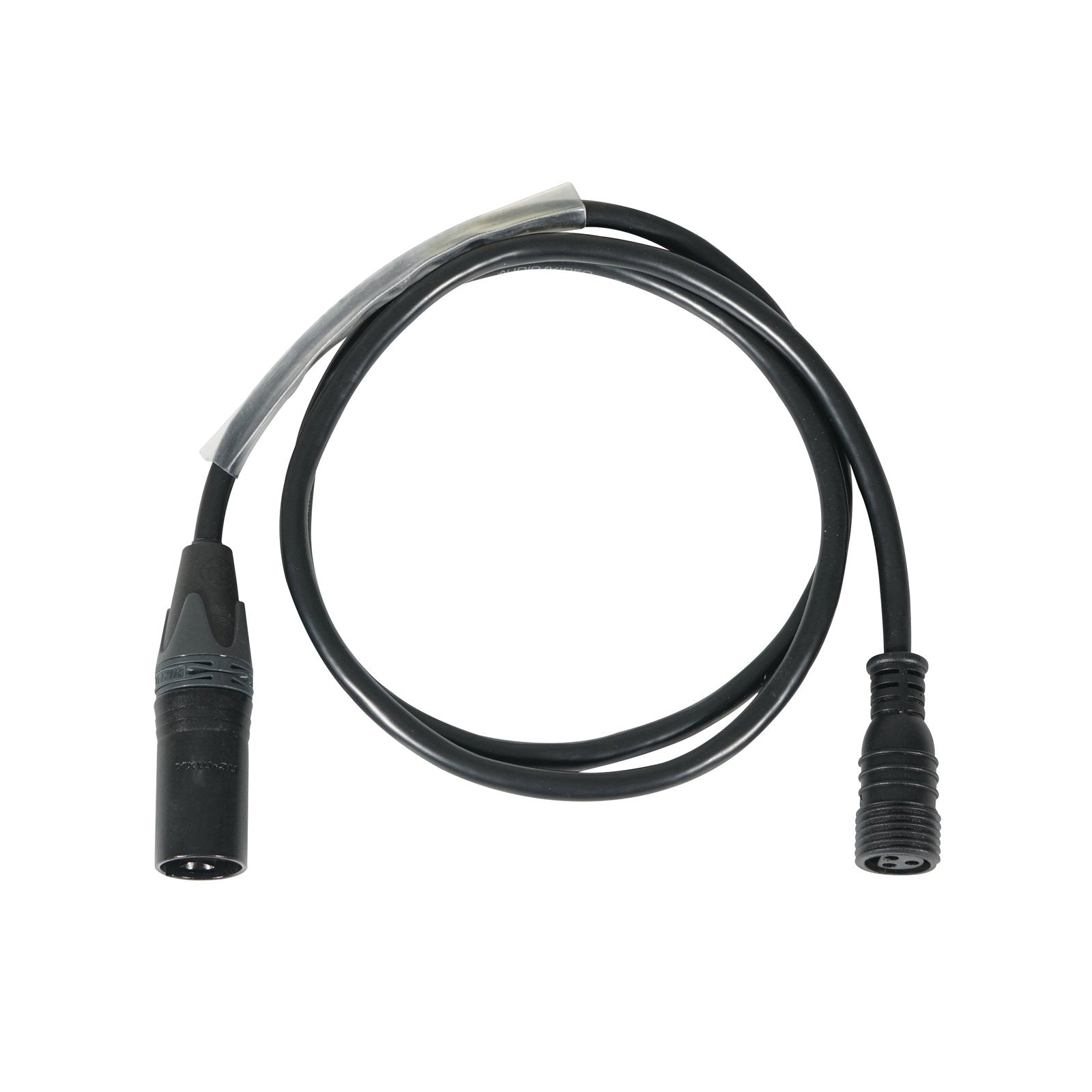 LEDJ 1m DMX Neutrik XLR 5-Pin Male – Hydralock Female Cable - Main View